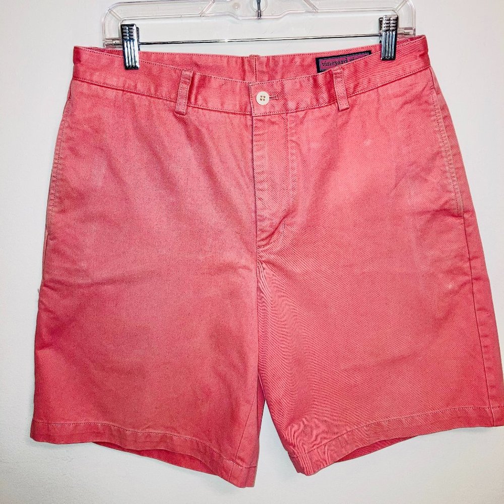 Vineyard Vines Club Short salmon pink